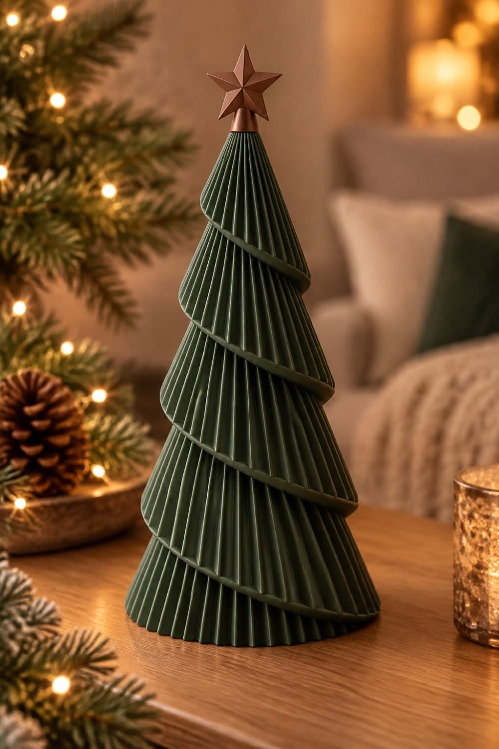 Minimalist Noel Ağacı Figürlü Dekoratif Biblo