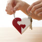 Kalp Figürlü Çift Anahtarlık