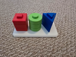 Montessori Geometrik Şekil Eşleştirme Oyuncağı