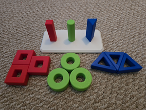 Montessori Geometrik Şekil Eşleştirme Oyuncağı