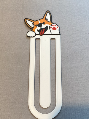 Sevimli Köpek Figürlü Kitap Ayracı