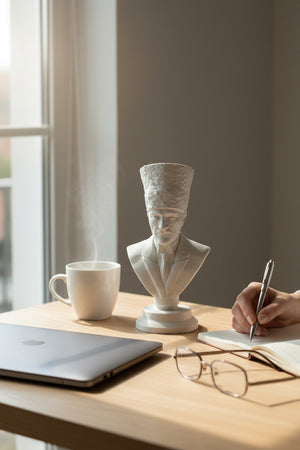 Atatürk Büstü Figürlü Mini Biblo