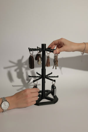 40cm 2 Standlı Ayaklı ve Hareketli Anahtarlık Askısı