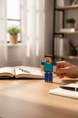 Minecraft Steve Figürlü Hareketli Oyuncak