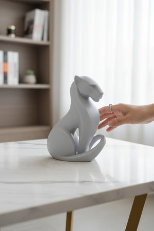 Soyut Aslan Figürlü Biblo