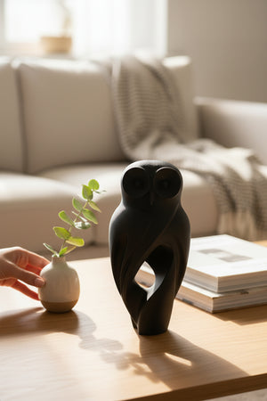 Baykuş Figürlü Dekoratif Biblo