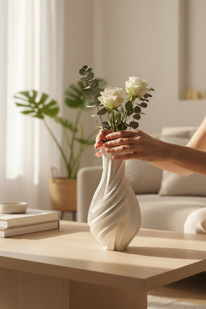 Desenli Tasarım Vazo