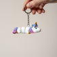 Unicorn Figürlü Hareketli Anahtarlık