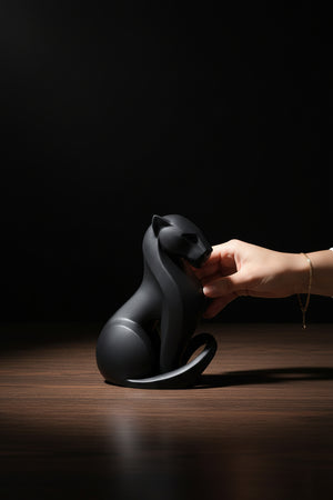 Soyut Aslan Figürlü Biblo