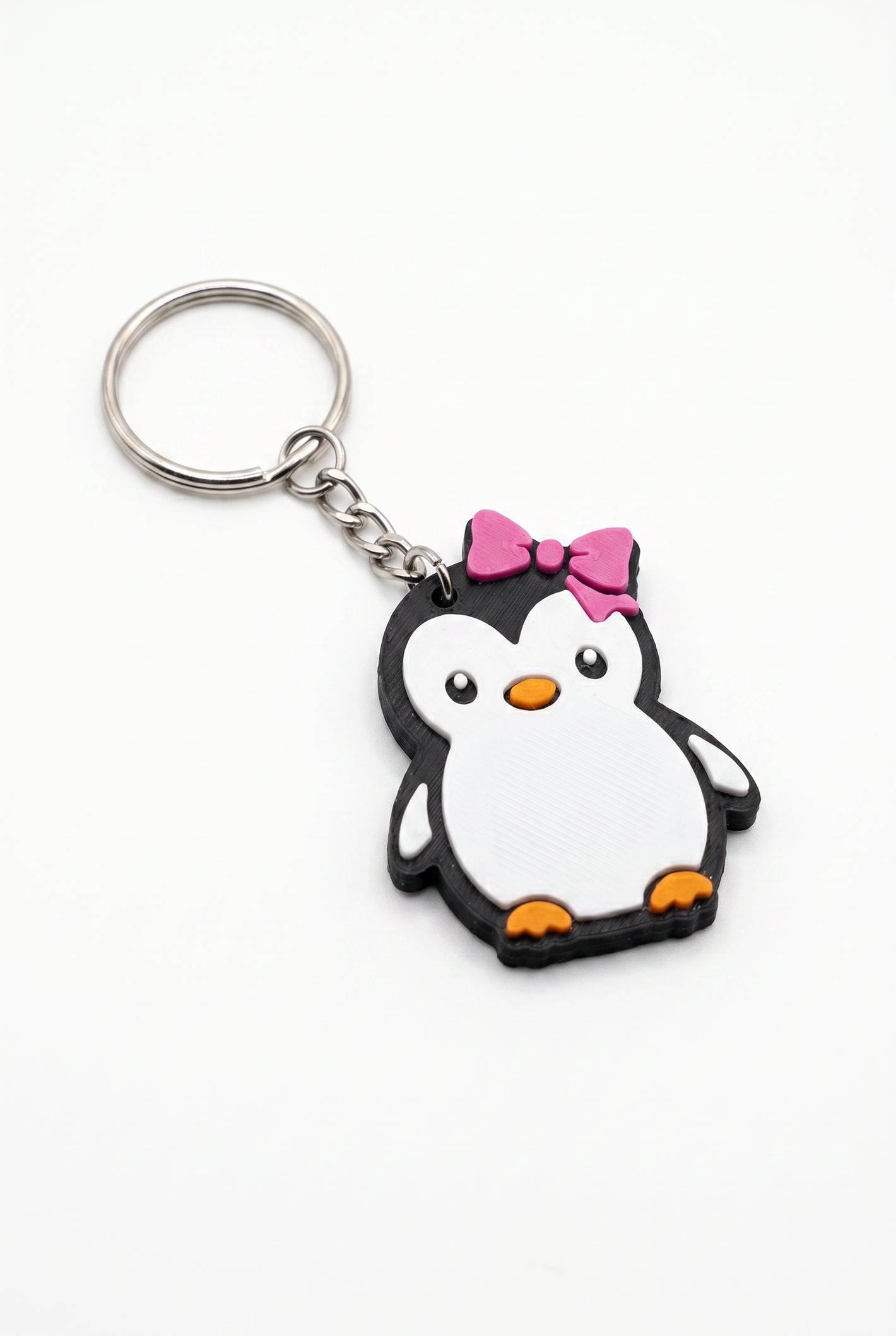 Penguen Figürlü Açacaklı Anahtarlık