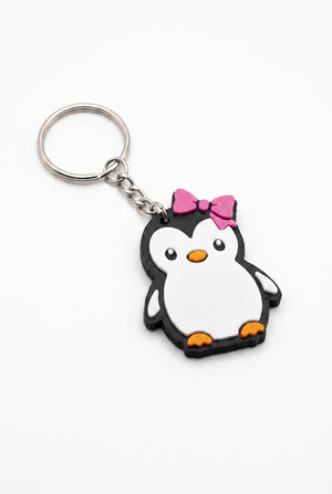 Penguen Figürlü Açacaklı Anahtarlık