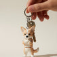 Corgi Köpek Figürlü Hareketli Anahtarlık