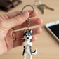 Husky Köpek Figürlü Hareketli Anahtarlık