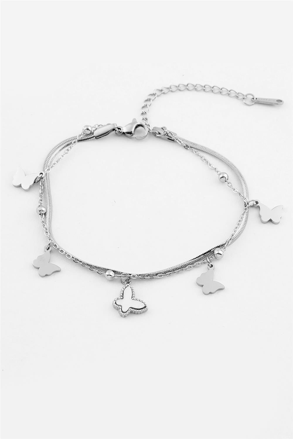 62834-Uploads-Urunresimleri-Buyuk-Celik-Bileklik-Silver-A-9107-Jpg.jpg Kelebek Figürlü Gümüş Renkli Çelik Bileklik - Görsel 1