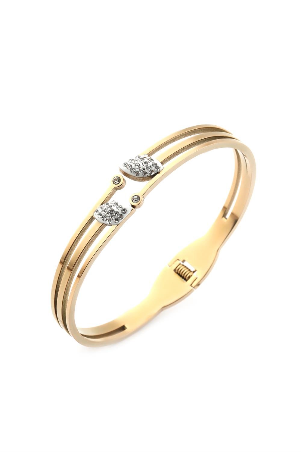 62834-Uploads-Urunresimleri-Buyuk-Celik-Kelepce-Gold-457C-A-Jpg.jpg Taşlı Figürlü Altın Renkli Çelik Kelepçe Bileklik - Görsel 1