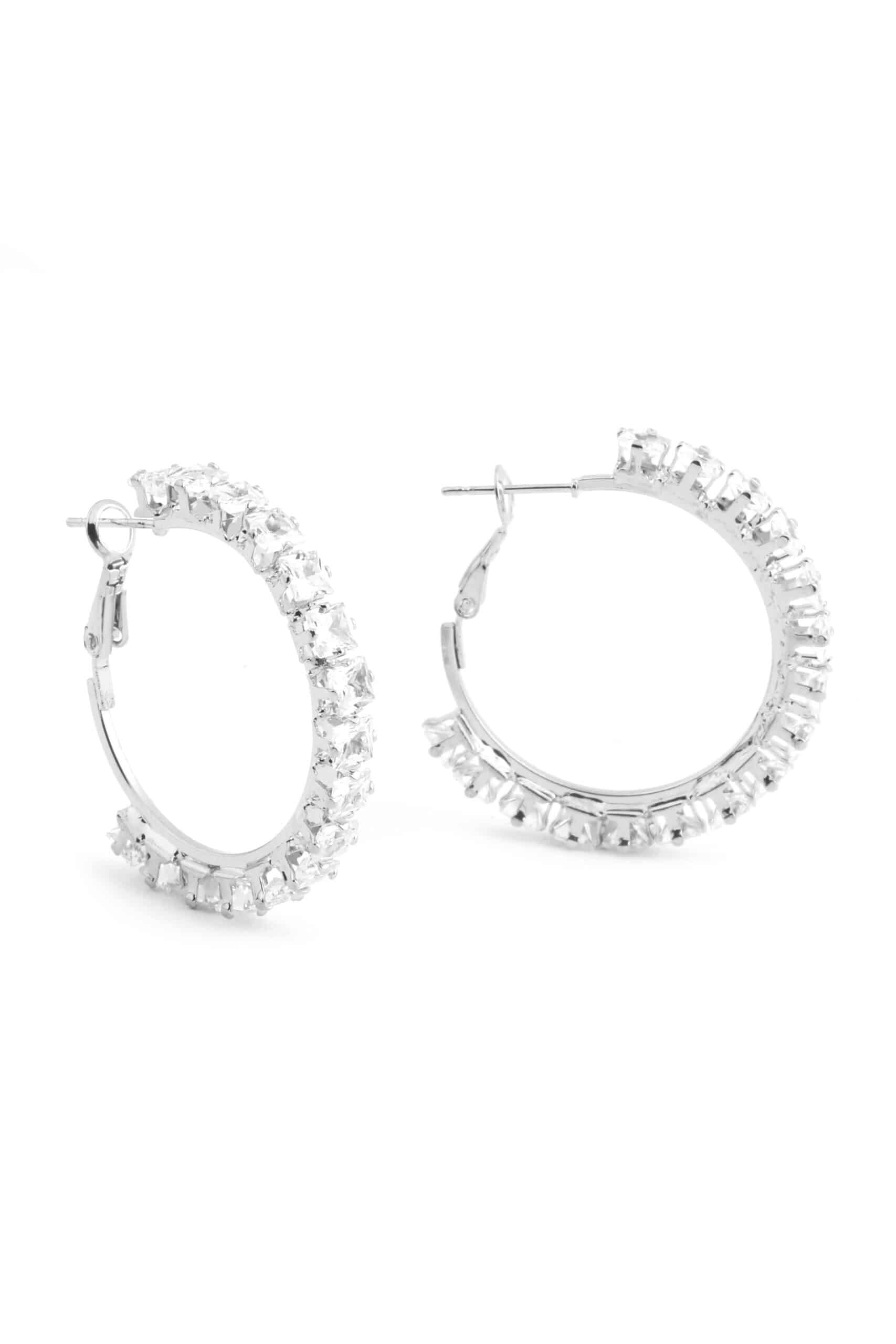 62834-Uploads-Urunresimleri-Buyuk-Celik-Kupe-35-Mm-Fc-360-Jpg.jpg Beyaz Taşlı Gümüş Renk Çelik Halka Küpe - Görsel 1