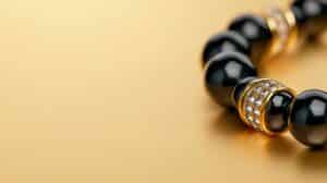 Luxury Jewelry With Black Friday Sale Signs Black Gold Color Scheme Isolated Gradient Backg