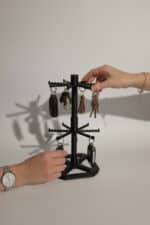 40cm 2 Standlı Ayaklı ve Hareketli Anahtarlık Askısı - Görsel 2