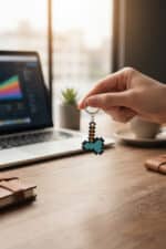 Minecraft Balta Figürlü Anahtarlık - Görsel 4