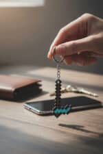 Minecraft Elmas Balta Figürlü Anahtarlık - Görsel 3