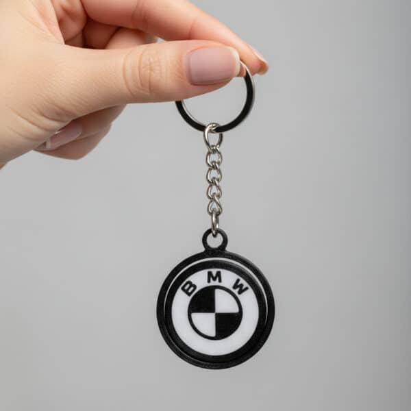 BMW Logosu Figürlü Hareketli Anahtarlık