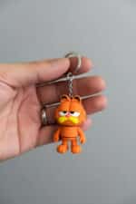 Garfield Figürlü Hareketli Anahtarlık