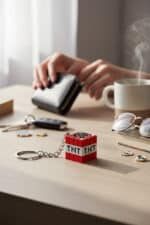 Minecraft TNT Figürlü Anahtarlık - Görsel 5