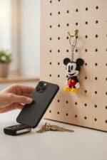 Mickey Mouse Figürlü Hareketli Anahtarlık - Görsel 3