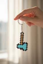 Minecraft Balta Figürlü Anahtarlık - Görsel 3