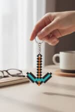 Minecraft Kazma Figürlü Anahtarlık - Görsel 2