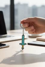 Minecraft Kılıç Figürlü Anahtarlık - Görsel 4