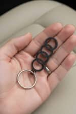 Audi Logosu Figürlü Anahtarlık - Görsel 4