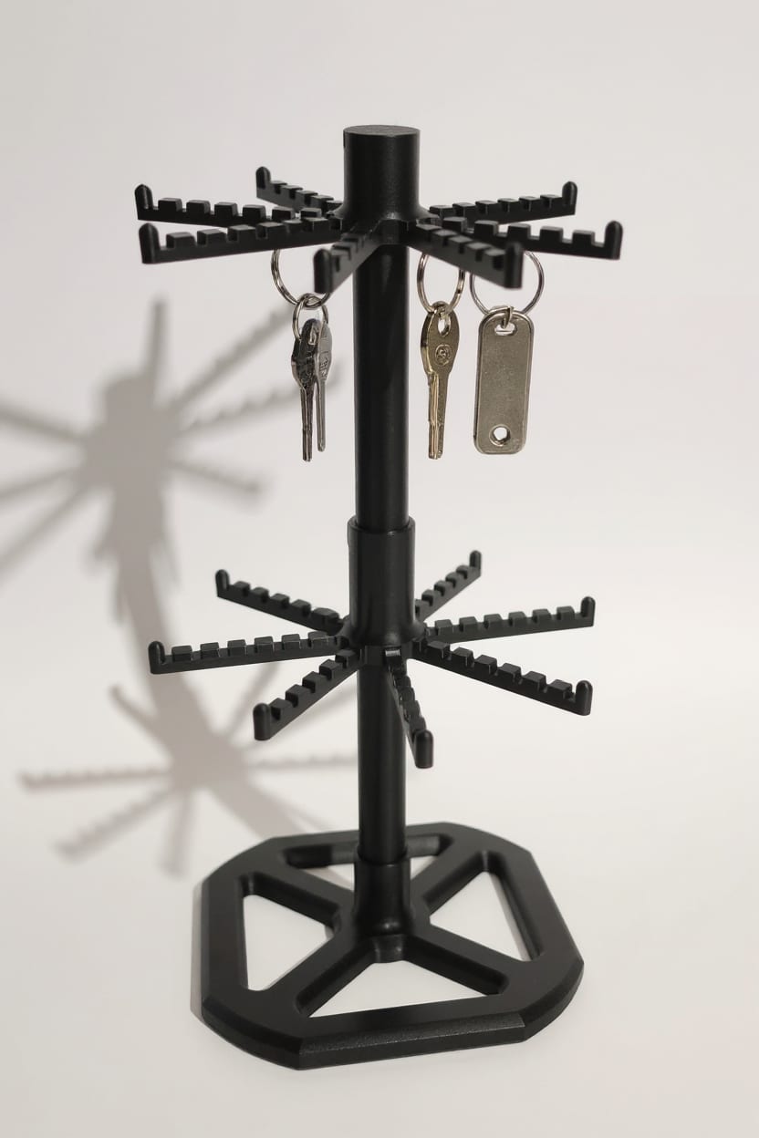 Lifestyle-Shot-66286C71-C3B7-46D1-961B-61B14B402B38-Jpeg.jpeg 40Cm 2 Standlı Ayaklı Ve Hareketli Anahtarlık Askısı - Görsel 1
