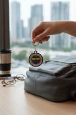 Fenerbahçe Logosu Figürlü Anahtarlık - Görsel 2