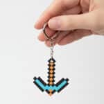 Minecraft Kazma Figürlü Anahtarlık