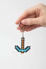 Minecraft Kazma Figürlü Anahtarlık