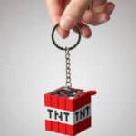 Minecraft TNT Figürlü Anahtarlık