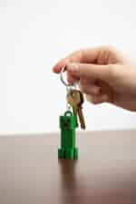 Minecraft Ghost Figürlü Anahtarlık - Görsel 5