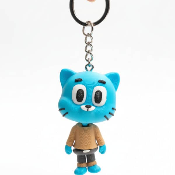 Gumball Figürlü Hareketli Anahtarlık