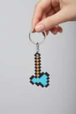 Minecraft Balta Figürlü Anahtarlık