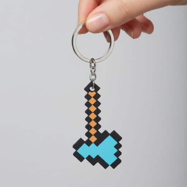 Minecraft Balta Figürlü Anahtarlık