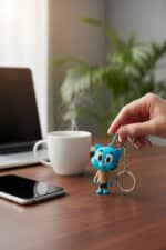 Gumball Figürlü Hareketli Anahtarlık - Görsel 3