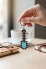 Minecraft Kürek Figürlü Anahtarlık - Görsel 2