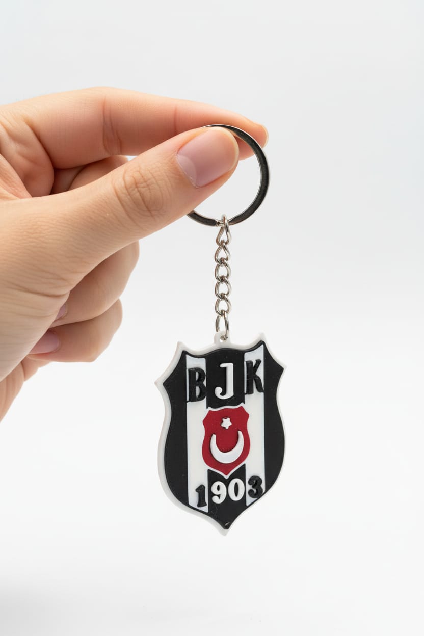 Lifestyle-Shot-E4A72529-4E24-438B-83F3-363Da19Edb92-Jpeg.jpeg Beşiktaş Logosu Figürlü Anahtarlık - Görsel 1