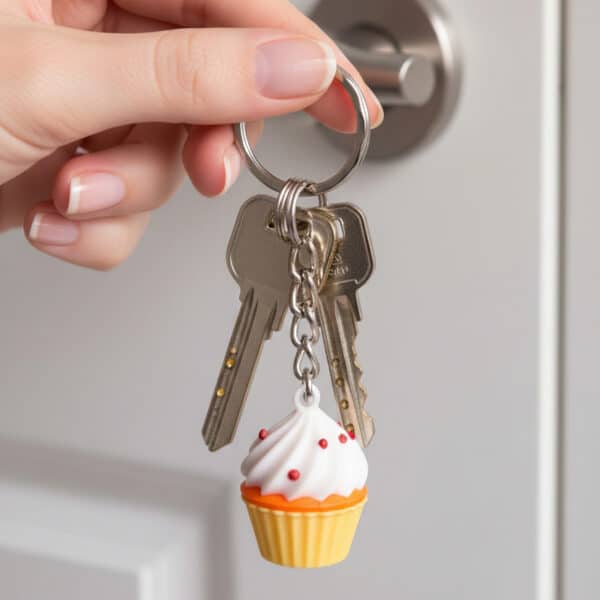 Mini Cupcake Figürlü Anahtarlık