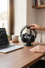 Kedi Figürlü Tasarım Kulaklık Standı - Görsel 2