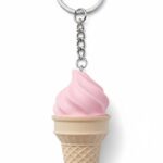 Külah Dondurma Figürlü Clicker Anahtarlık