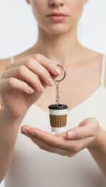 To-go Kahve Bardağı Figürlü Anahtarlık - Görsel 3