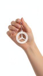 Mercedes Logosu Figürlü Hareketli Anahtarlık - Görsel 3