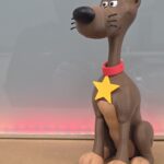 Rantanplan Red Kit Köpeği Figürlü Dekoratif Oyuncak